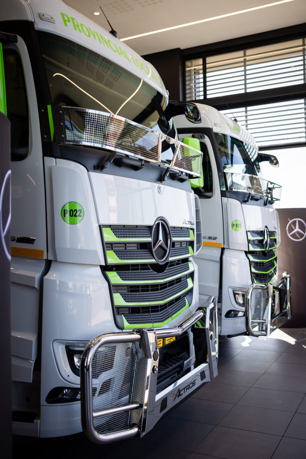 Provincial Logistics Mercedes Actros distribution fleet